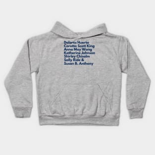 American Women Trailblazers Kids Hoodie